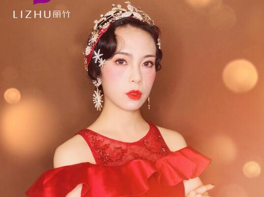 麗竹彩妝作品 | 復古晚宴造型