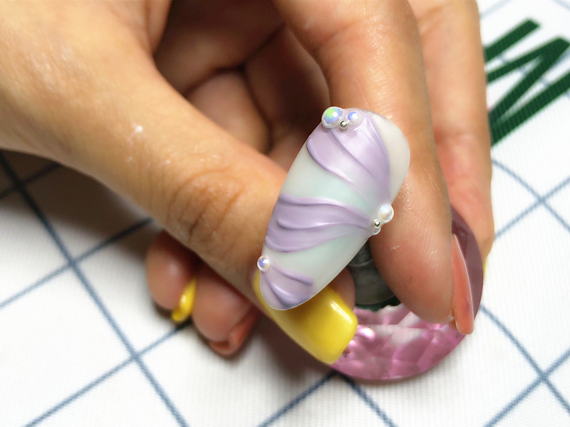 南寧美甲學(xué)校：仙女系美甲作品