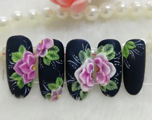 廣西美甲培訓(xùn)：春日元氣美甲作品