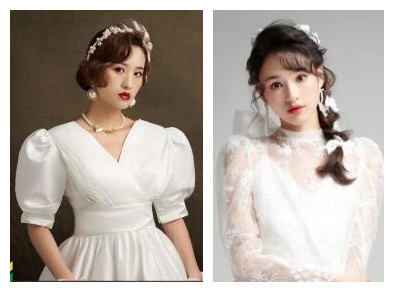 用韓式新娘造型作品，展示廣西化妝學(xué)校哪家口碑好