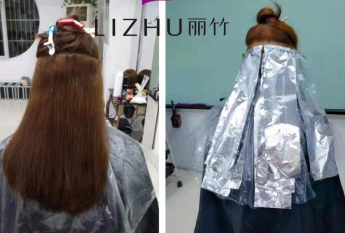 正確褪淺的技巧，南寧美發(fā)課堂正在講解