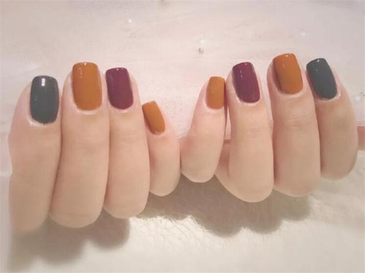 美甲配色技巧，廣西美甲培訓(xùn)機(jī)構(gòu)分享作品案例