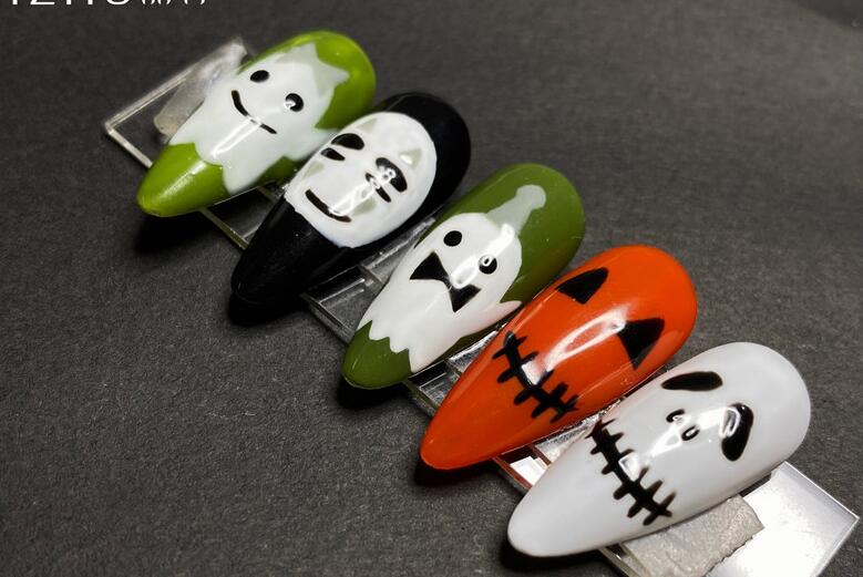 超可愛萬圣美甲，顯示南寧學(xué)美甲哪家實力強(qiáng)