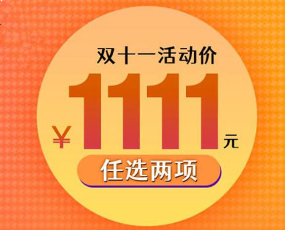 僅需1111元，兩門黃金課程任你選