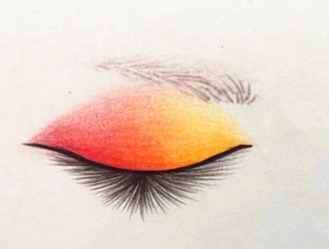 正確的眼影畫法，廣西教彩妝的機構在演示手法