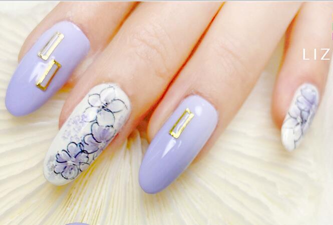 芋泥波波美甲，童趣清新又可愛