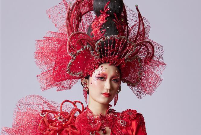 創(chuàng)意妝容：紅色戰(zhàn)姬