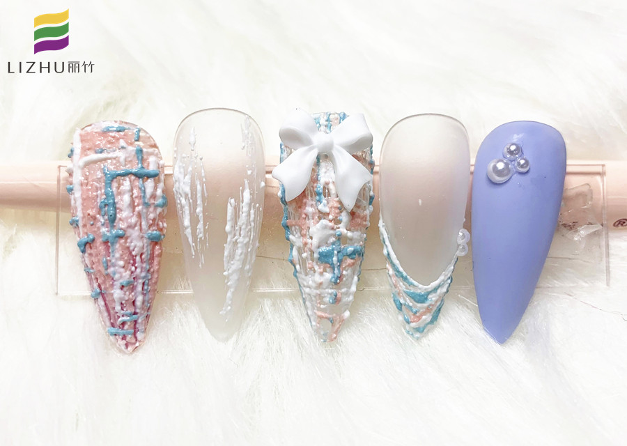 石膏膠美甲，南寧美甲學(xué)校秋冬美甲推薦