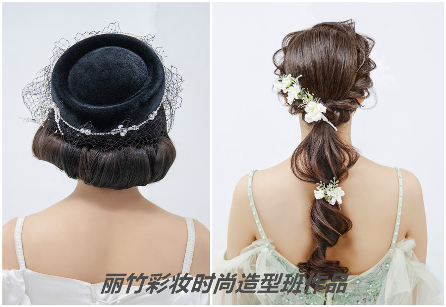 想學(xué)扎發(fā)？想學(xué)盤發(fā)？到南寧麗竹彩妝時尚造型班