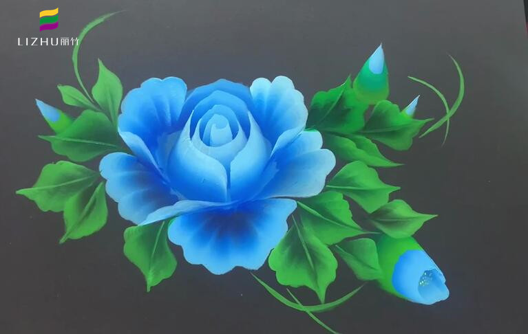 排筆彩繪美甲 ，南寧美甲學校學員作品