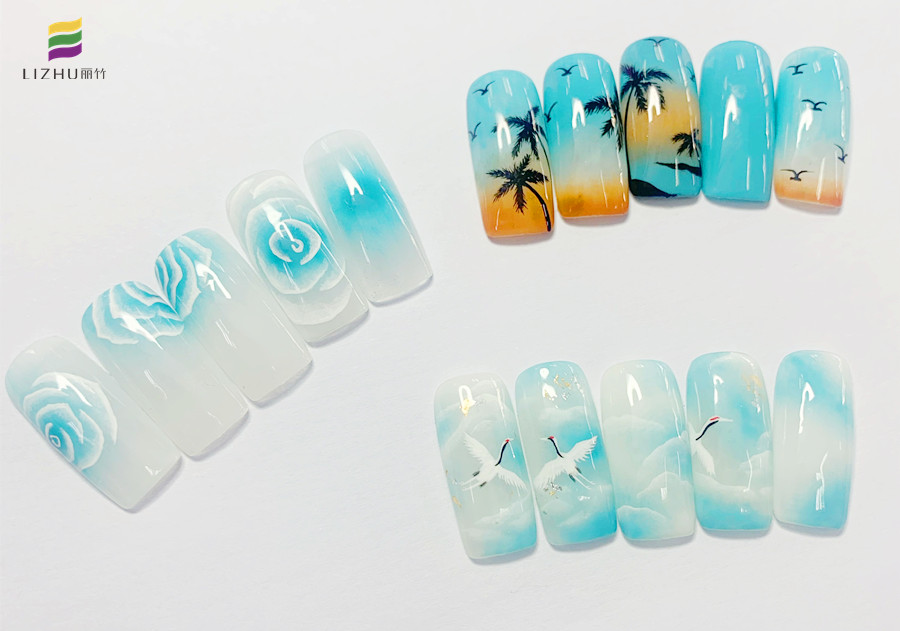 網(wǎng)紅美甲火爆款，麗竹美甲學(xué)校學(xué)員作品