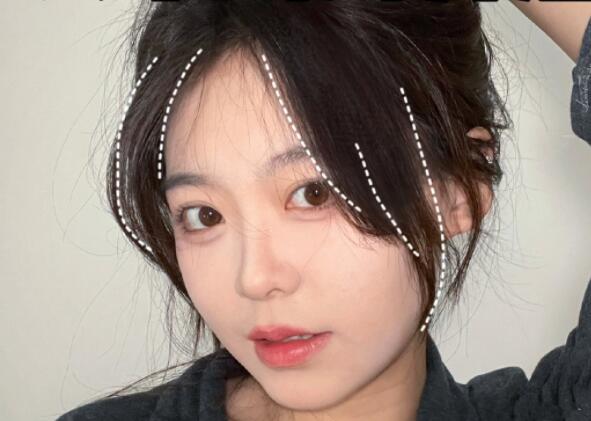 圓臉妹紙必學的八字劉海教程，南寧美發(fā)培訓機構(gòu)分享