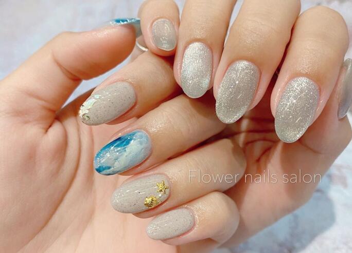 分享晶石貓眼美甲圖片，告訴你廣西學(xué)美甲哪家時(shí)尚