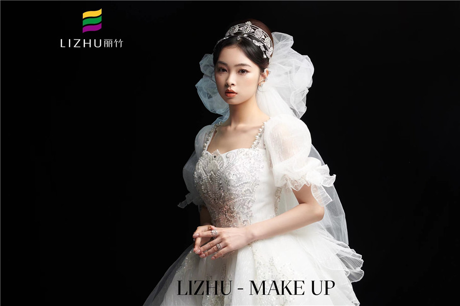 復(fù)古氣質(zhì)新娘，麗竹學(xué)校彩妝原創(chuàng)作品