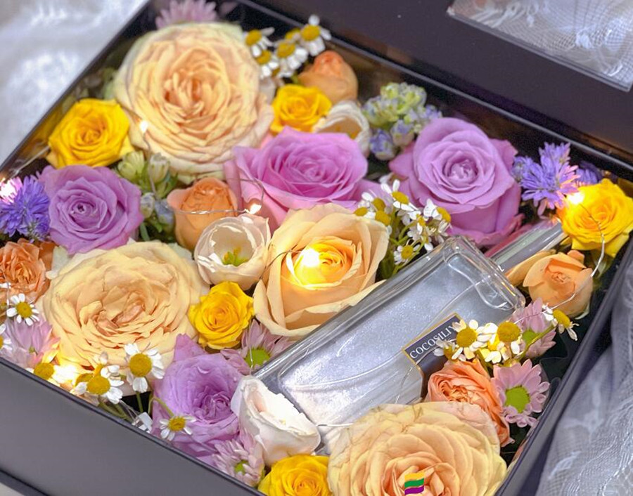 韓式花盒的特點(diǎn)，廣西花藝培訓(xùn)班詳細(xì)講解