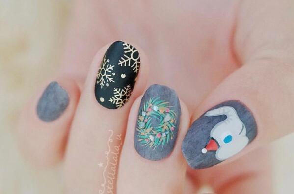 卡通美甲圖片，南寧網(wǎng)紅美甲培訓(xùn)班分享