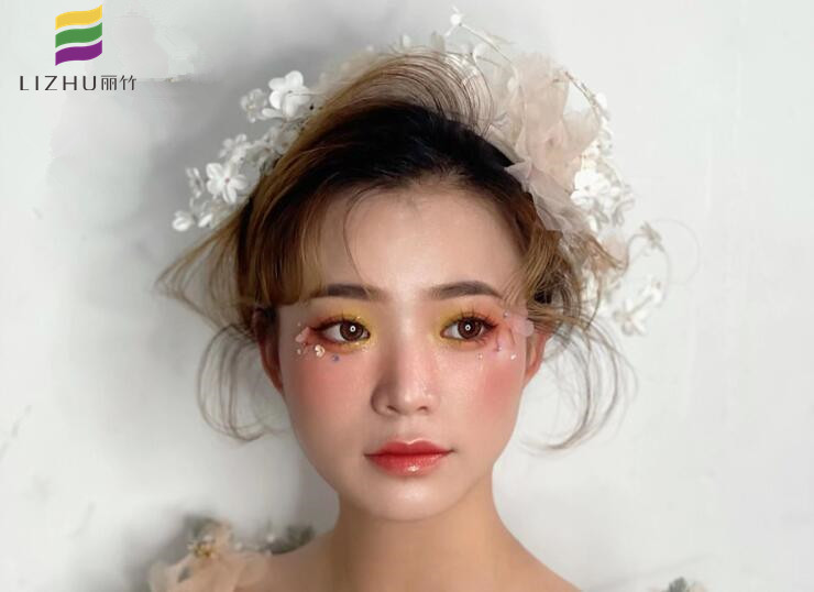 抽絲森系新娘，廣西新娘妝培訓(xùn)學(xué)校作品