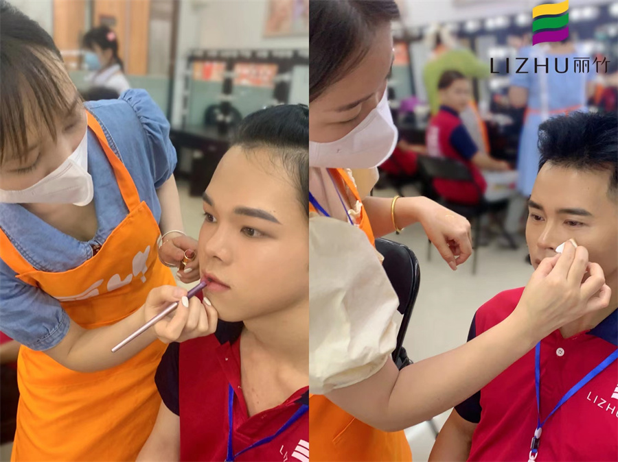 男士化妝技巧，南寧化妝學(xué)校分享課件