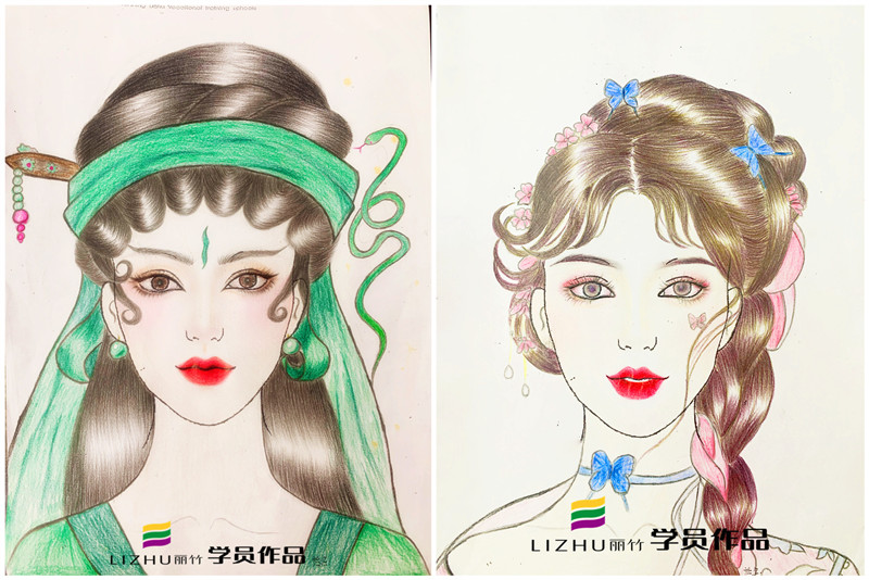 紙妝基礎(chǔ)圖練習，零基礎(chǔ)學(xué)化妝一點也不難