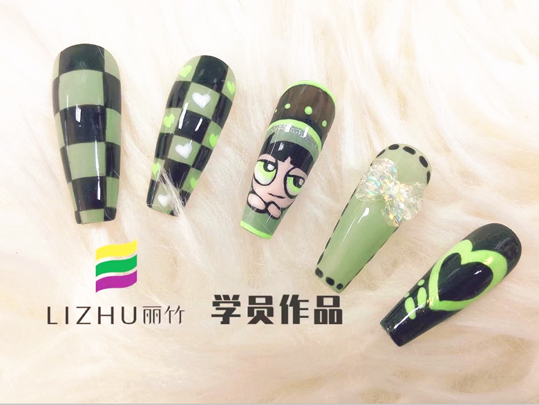 學(xué)美甲需要多長時間？看看麗竹美甲學(xué)校學(xué)員作品就知道了