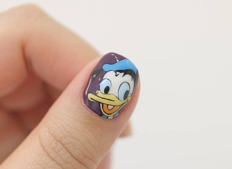 卡通手繪美甲教程，?南寧美甲速成班教你