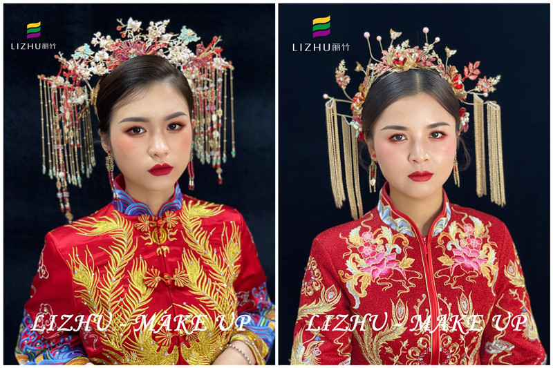 國風秀禾新娘造型 |  南寧學秀禾造型