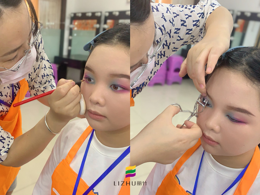 雙色眼影的畫法，南寧化學教學課件分享