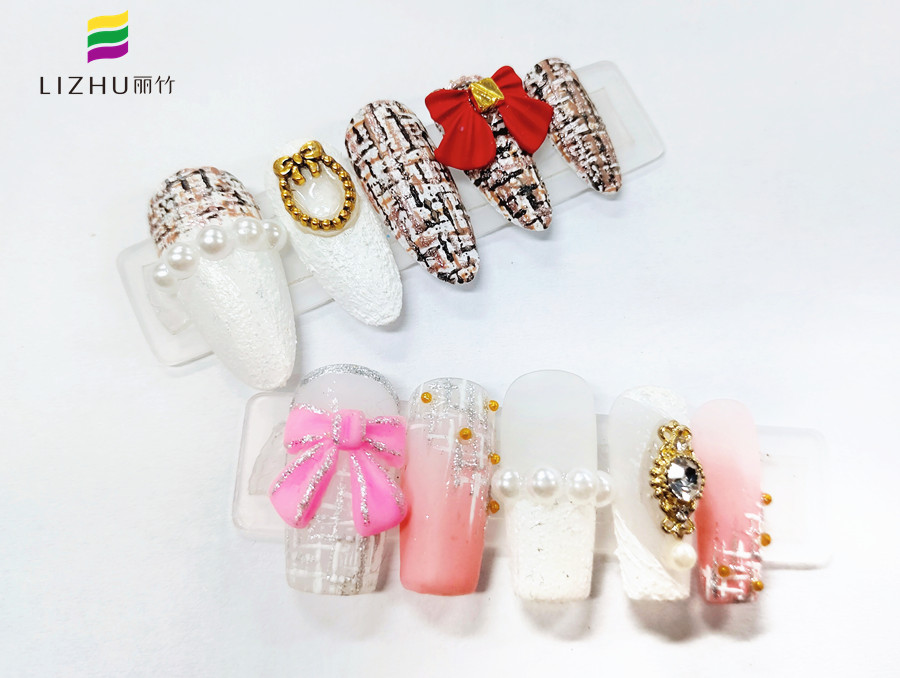 小香風格紋美甲，南寧美甲教學分享