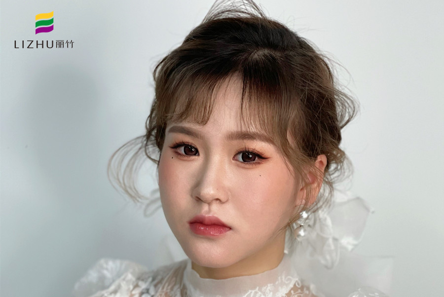 抽絲新娘造型，廣西美妝專業(yè)造型學校學員作品