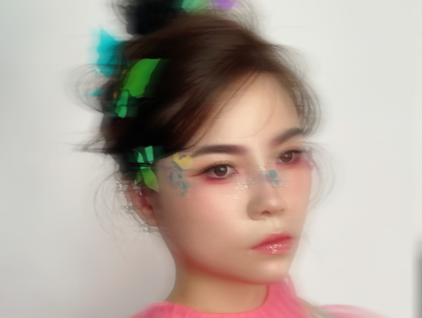 花樣抽絲新娘，廣西培訓(xùn)彩妝職業(yè)作品欣賞