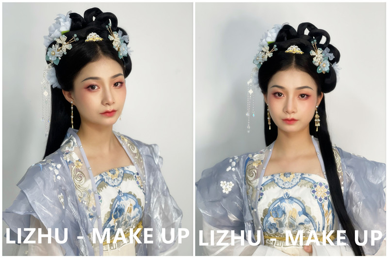 古代漢服造型，?南寧彩妝寫真培訓(xùn)作品