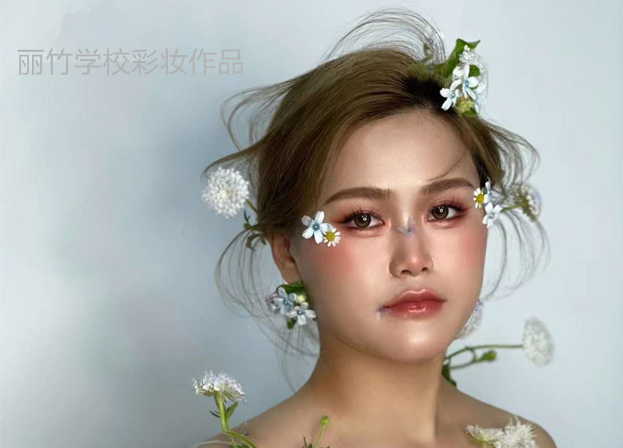 抽絲新娘造型，零基礎(chǔ)學(xué)化妝作品