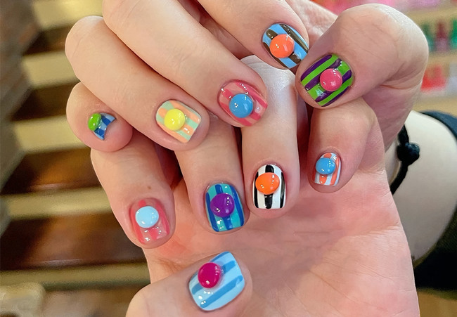 多巴胺美甲，南寧美甲網(wǎng)紅造型分享