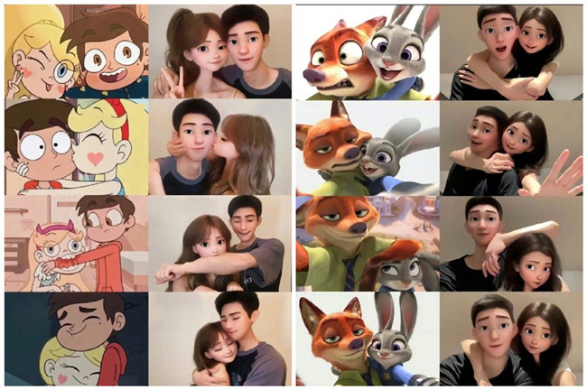 廣西拍照：超全卡通拍照姿勢，古靈精怪