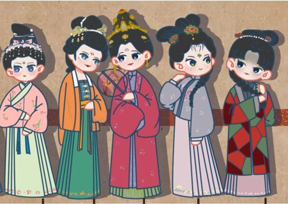 中國明代妝容服飾欣賞，南寧人物形象設(shè)計(jì)全科班解析