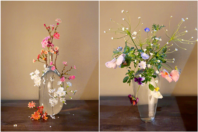 玻璃瓶花藝作品，南寧花藝學(xué)校排行榜推薦