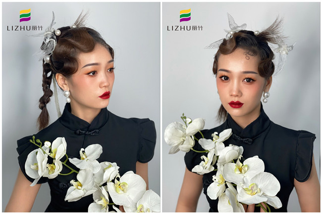 新中式國風(fēng)造型，南寧化妝進(jìn)修培訓(xùn)課堂作品