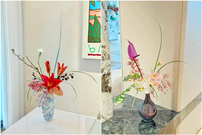 中式花瓶插花作品，南寧插花師學(xué)校收集分享