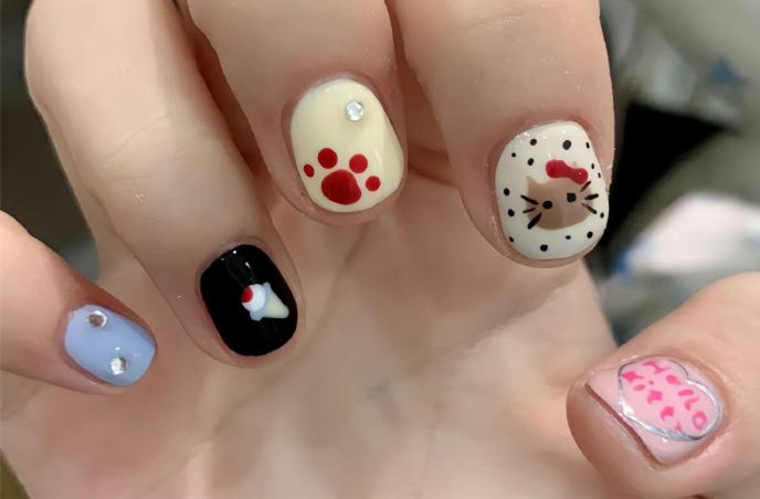 糖果色短甲推薦，廣西美甲進修培訓(xùn)