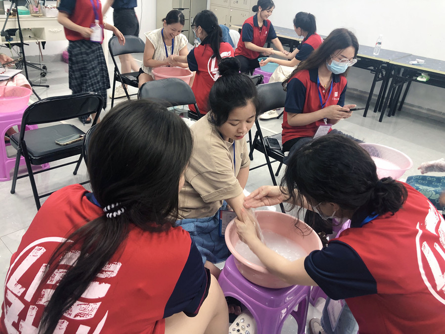 在家如何進行手部護理？南寧美甲課堂花絮