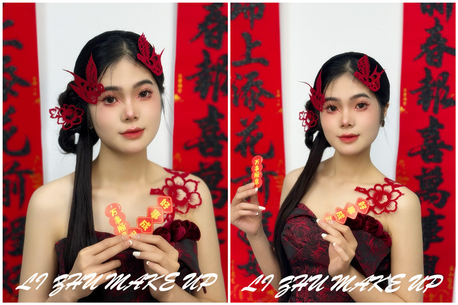 廣西美妝寫(xiě)真作品：新年開(kāi)運(yùn)妝