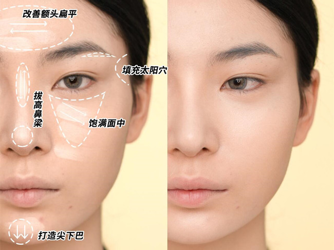 南寧美妝教學(xué)：光影化妝術(shù)教程，打造骨感臉