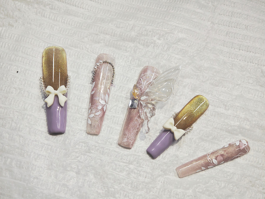 貓眼雕藝美甲，南寧美甲培訓(xùn)新手