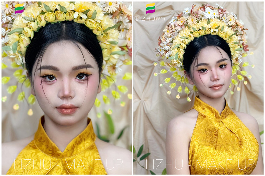 旅拍寫真簪花造型，廣西旅拍寫真作品