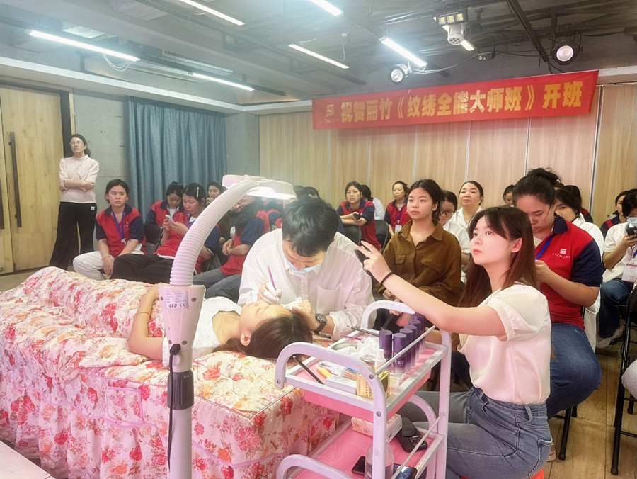 南寧紋繡培訓(xùn)開班，技術(shù)拓客技巧大放送