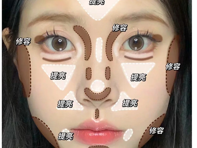 修容的步驟及方法，南寧教化妝